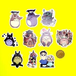 3/$20 Brand New 10x Totoro Waterproof Stickers